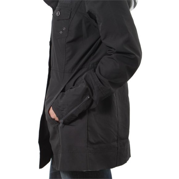 Size Large Hurley Winchester Slicker Gray Jacket - Picture 4 of 8